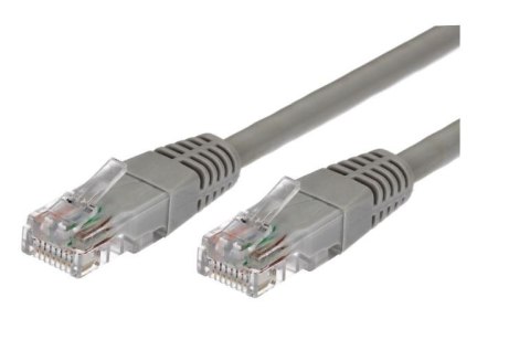 Kabel Patchcord miedziany kat.6A RJ45 UTP 3m szary TB