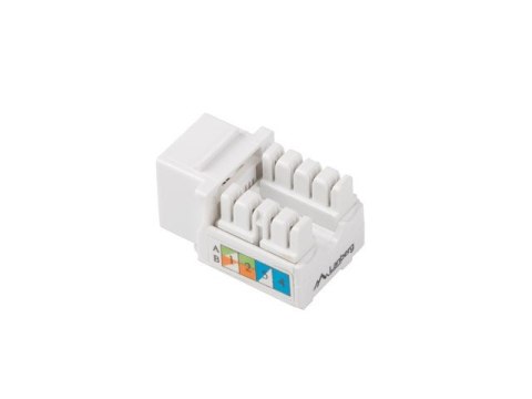 MODUŁ KEYSTONE GNIAZDO RJ45->LSA UTP KAT 5E 90° DO PUSZKI MONTAŻ Lanberg