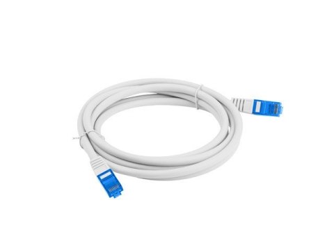 Patchcord kat.6a S/FTP CCA 0.5m szary Lanberg