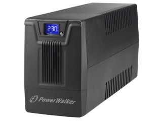 Zasilacz awaryjny UPS POWERWALKER LINE-INTERACTIVE 600VA SCL 2XSCHUKO 230V, RJ11/ 45 IN/OUT, USB, LCD PowerWalker