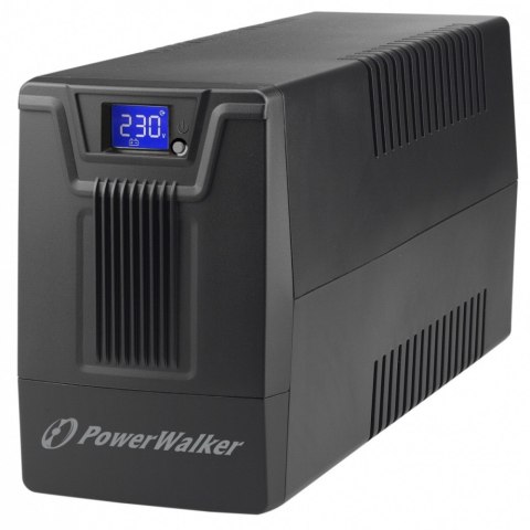 Zasilacz awaryjny UPS POWERWALKER LINE-INTERACTIVE 800VA SCL 2X PL 230V, RJ11/45 IN/OUT, USB, LCD PowerWalker