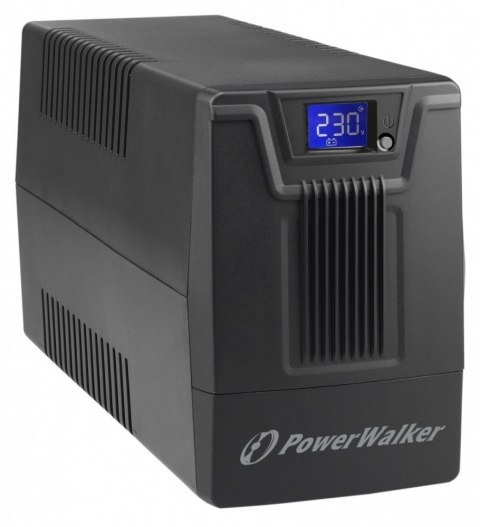 Zasilacz awaryjny UPS POWERWALKER LINE-INTERACTIVE 800VA SCL 2X PL 230V, RJ11/45 IN/OUT, USB, LCD PowerWalker