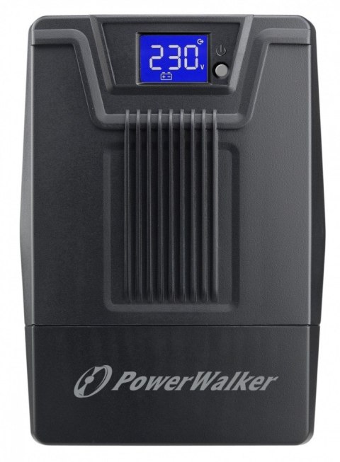 Zasilacz awaryjny UPS POWERWALKER LINE-INTERACTIVE 800VA SCL 2X PL 230V, RJ11/45 IN/OUT, USB, LCD PowerWalker