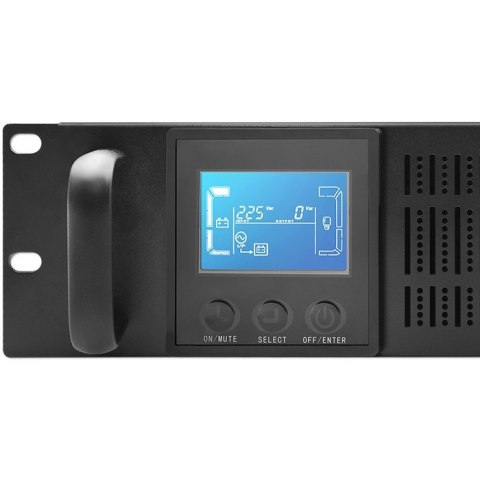 Zasilacz awaryjny UPS RACK | 2kVA | 1600W | LCD Qoltec