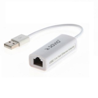 Adapter USB LAN 2.0 - Fast Ethernet (RJ45), blister, CL-24 Savio