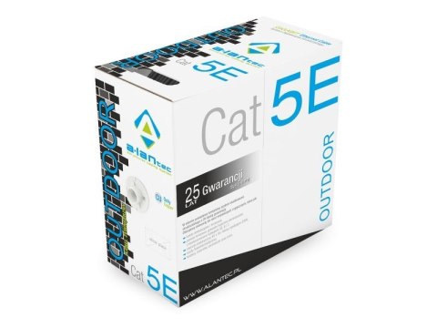 Kabel U/UTP kat.5E PE Zewnętrzny Żelowany 305m ALANTEC