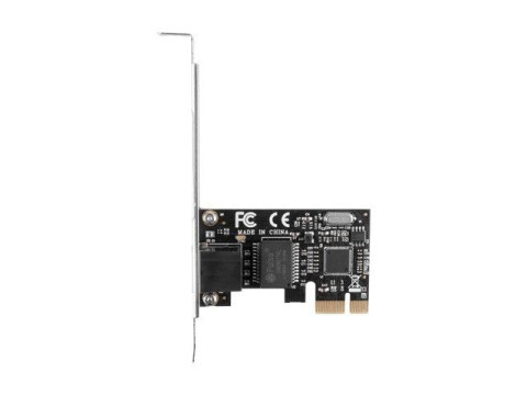 Karta sieciowa PCI-E 1X RJ45 1GB RTL8111C śledź low profile Lanberg