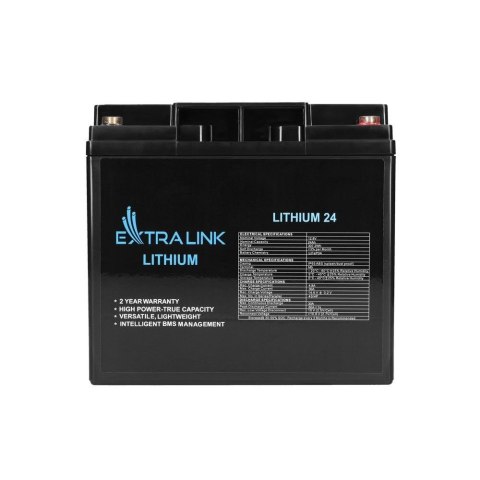 Akumulator LiFePO4 24AH 12.8V BMS EX.30424 Extralink
