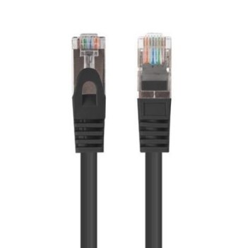 Patchcord kat.6 FTP 0.5m czarny Fluke 10-pak Lanberg