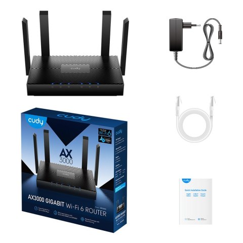 Router Mesh WR3000 Gigabit WiFi AX3000 Cudy