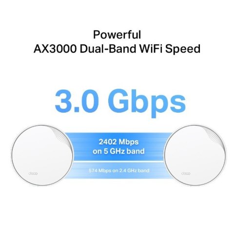 System WiFi Deco X50-PoE (3-pack) AX3000 TP-LINK