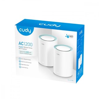 System WiFi Mesh M1300 (2-Pack) AC1200 Cudy
