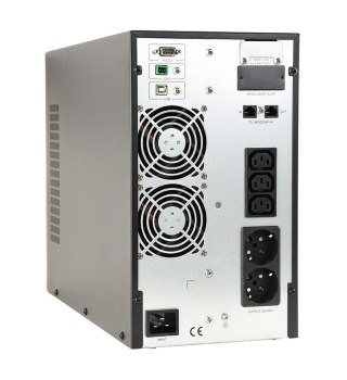 Zasilacz UPS 2000VA On-Line 3xIEC 2xSchuko USB Gembird