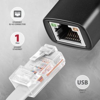 ADE-ARC Karta sieciowa Gigabit Ethernet adapter, USB-C 3.2 Gen 1, instalacja automatyczna AXAGON
