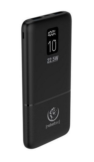 Powerbank P10 LCDPD 10 000mAh PD22,5W Rebeltec
