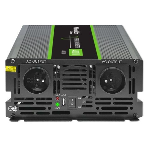 Przetwornica napięcia Monolith | 2000W | 4000W | 2000W | 4000W | 12V na 230V | Czysty Sinus Qoltec