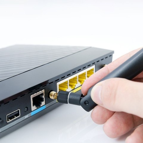 Antena 4G LTE DUAL | 5dBi | dookólna | zewnętrzna Qoltec