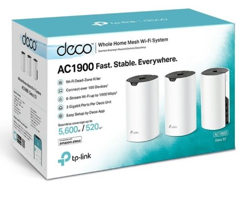 System WiFi Deco S7(3-pak) AC1900 TP-LINK