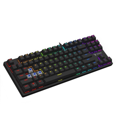 Klawiatura mechaniczna RGB Tempest X2 Outemu Blue Savio
