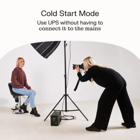 Zasilacz awaryjny UPS 480W/850VA modyfikowana sinusoida Green Cell