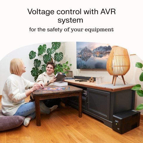 Zasilacz awaryjny UPS 480W/850VA modyfikowana sinusoida Green Cell