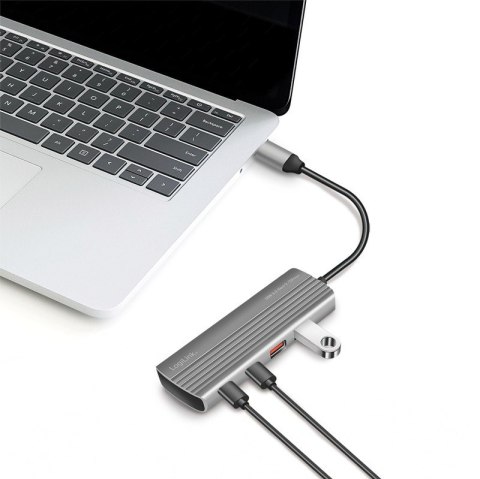 Hub USB3.2 Gen2,2xUSB-A , 5X USB-C, PD. 100W LogiLink