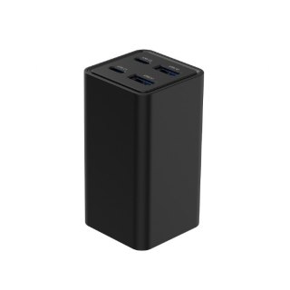 Ładowarka uniwersalna 65W GaN 2xUSB-A 2xUSB-C szybkie ładowanie czarna Gembird