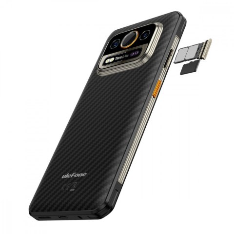 Smartfon Armor 25T 4G 6/256GB IP69K termowizja Frost Black ULEFONE