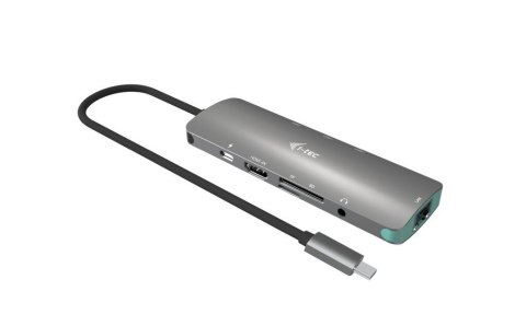 Zestaw Stacja dokująca USB-C Metal Nano 4K HDMI LAN z Power Delivery 100W + Ładowarka 100W I-tec