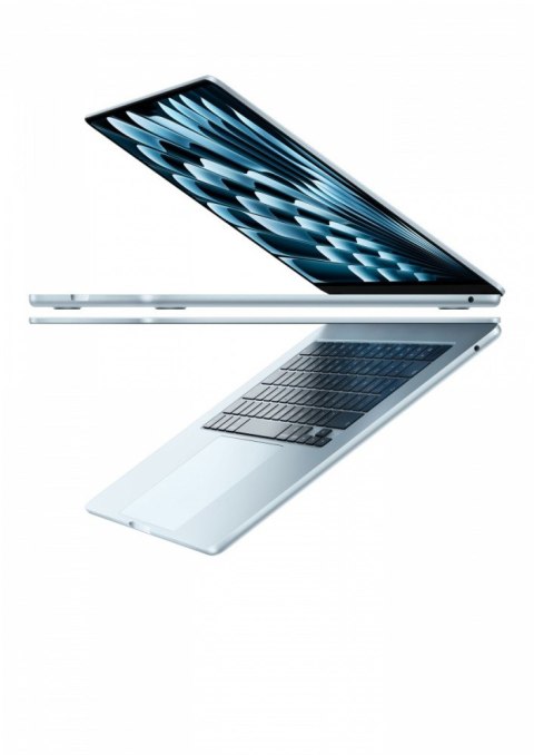 MacBook Air 15.3 cala: M4 10/10, 16GB, 512GB, 35W - Błękitny - MC7A4ZE/A/D1 Apple
