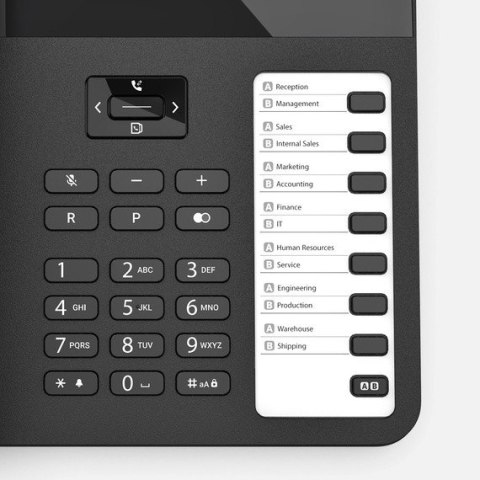 Telefon przewodowy Desk600 Czarny Gigaset