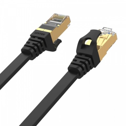 Patchcord CAT.7 SSTP 10M (8P8C) RJ45; płaski; C1897BK-10M Unitek