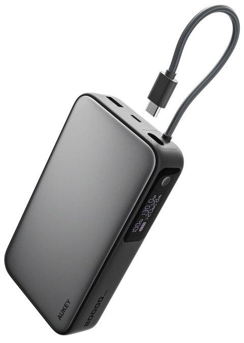 PB-Y48 PowerBank 20000mAh 130W 4xUSB LED PPS kabel USB-C AUKEY