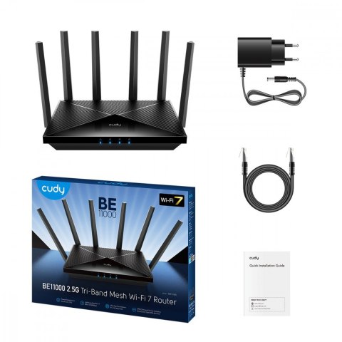 Router BE11000 Multi-Giga Tri-band Wi-Fi 7 Mesh Cudy