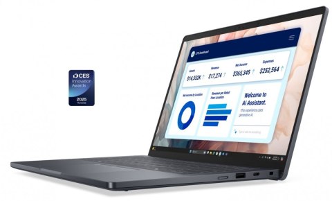 Laptop Dell Pro 14 Premium PA14250 W11P U5-236V/16GB/512GB/14.0 FHD+ 400nit/Arc/FgrPr/Cams&Mic/5G WWAN+BT/BcklKb/3C/vPro/3YPS Ma Dell