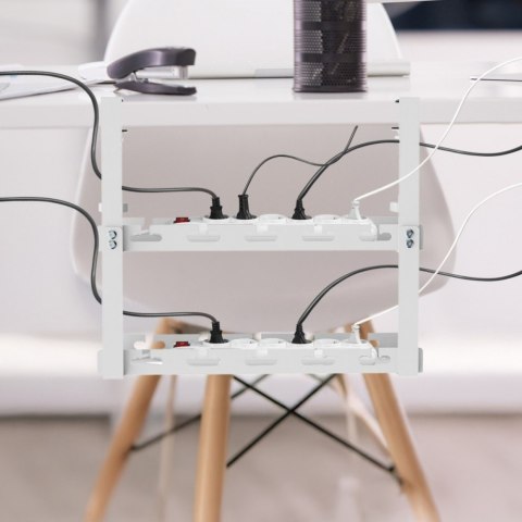 Organizer podbiurkowy na kable, MC-104W Maclean