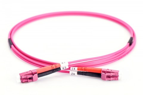 Patch cord światłowodowy FO LC-LC MM 50/125 OM4 duplex LSOH 2m Digitus