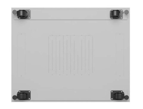 Szafa instalacyjna rack stojąca 47U 800x1000 szara drzwi przeszkolne LCD ( flat pack) V2 Lanberg