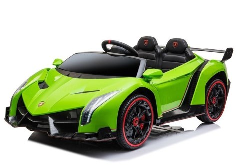 Auto na akumulator Lamborghini Veneno Zielony LEAN CARS