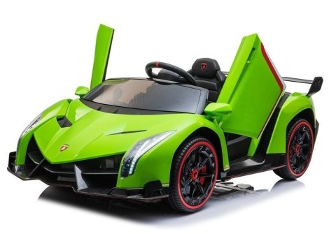 Auto na akumulator Lamborghini Veneno Zielony LEAN CARS