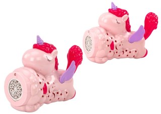 Maszyna Do Baniek Mydlanych Jednorożec Światła Dźwięki Różowy LEAN Toys