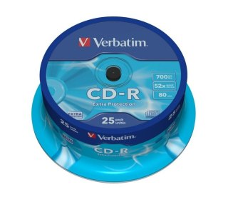 CD-R 52x 700MB 25P CB DL Ex Prot 43432 Verbatim
