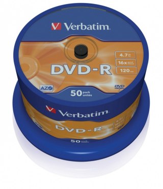 DVD-R 16x 4.7GB 50P CB 43548 Verbatim