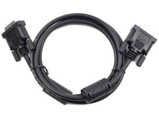 Kabel DVI-D(M)/DVI-D(M)(24+1) Dual Link Ferryt 3M Czarny Gembird
