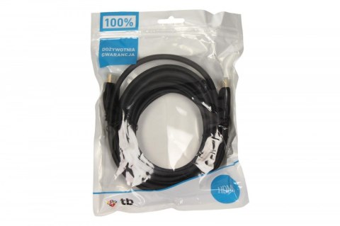 Kabel HDMI 1.4 pozłacany 5m. TB