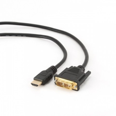 Kabel HDMI(M)->DVI-D(M)(18+1) 0.5m Gembird