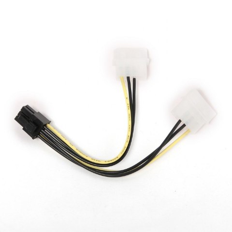 Kabel rozdzielacz zasilania 2xMOLEX/1x6PIN BTX Gembird