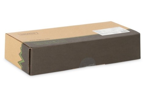 Patch panel 10" 12 portów, kat.6, S/FTP, 1U, wspornik kablowy, czarny (kompletny) Digitus