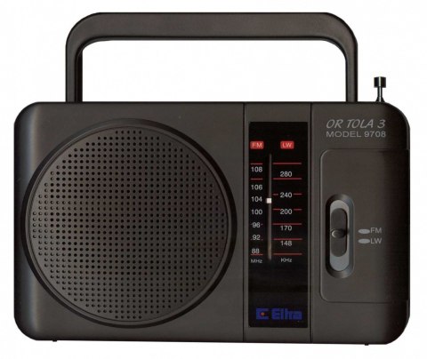 Radio TOLA Czarny Eltra