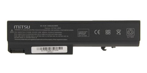 Bateria do HP 6530b, 6735b, 6930p 4400 mAh (48 Wh) 10.8 - 11.1 Volt Mitsu